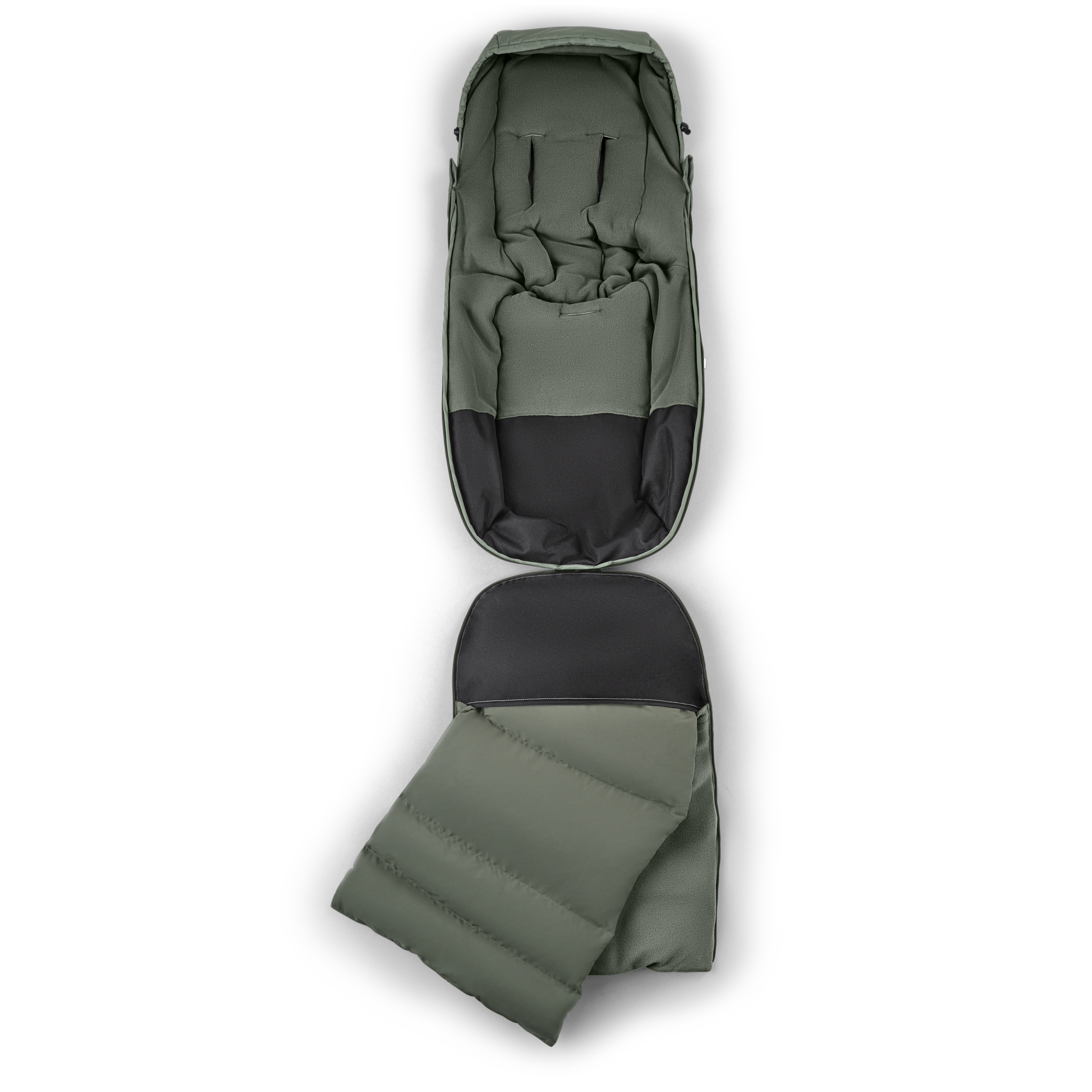 Bugaboo performance winter footmuff FOREST GREEN - Thumbnail Slide 2 of 4