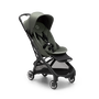 Bugaboo Butterfly seat stroller black base, forest green fabrics, forest green sun canopy - Thumbnail Slide 1 of 15