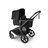 Bugaboo Kangaroo 2-in-1 stroller with one bassinet, Midnight Black fabrics, and Midnight Black sun canopy. - Thumbnail Slide 3 of 18