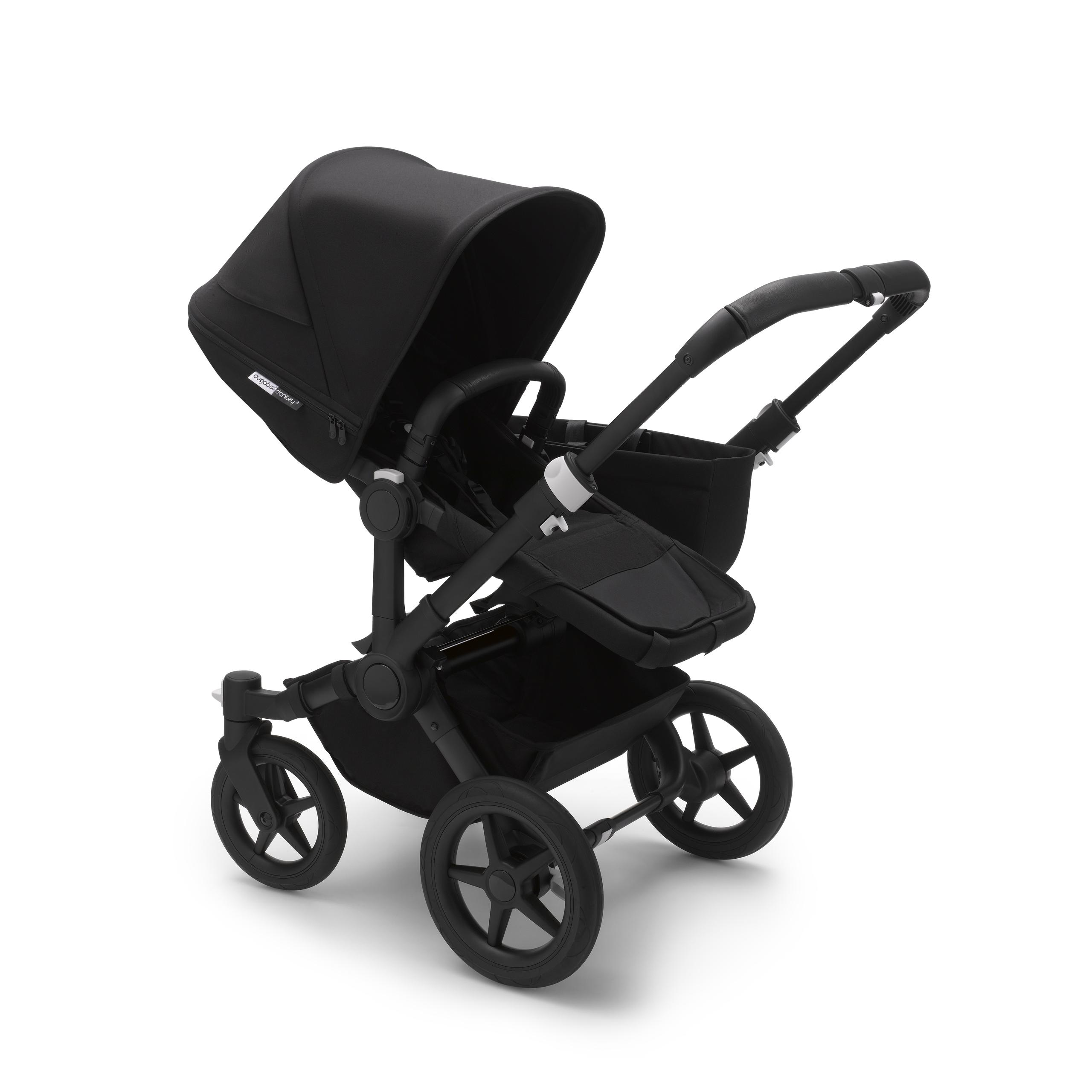 Refurbished Bugaboo Donkey3 mono complete BLACK/BLACK-BLACK - Thumbnail Slide 2 van 4