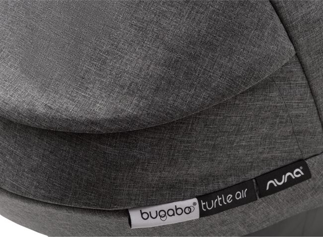 Bugaboo Donkey 3 Duo travel system grey melange sun canopy, grey melange fabrics, aluminium base
