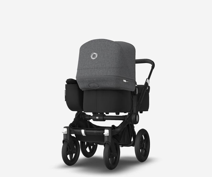 US - Bugaboo D3M stroller bundle black black grey melange