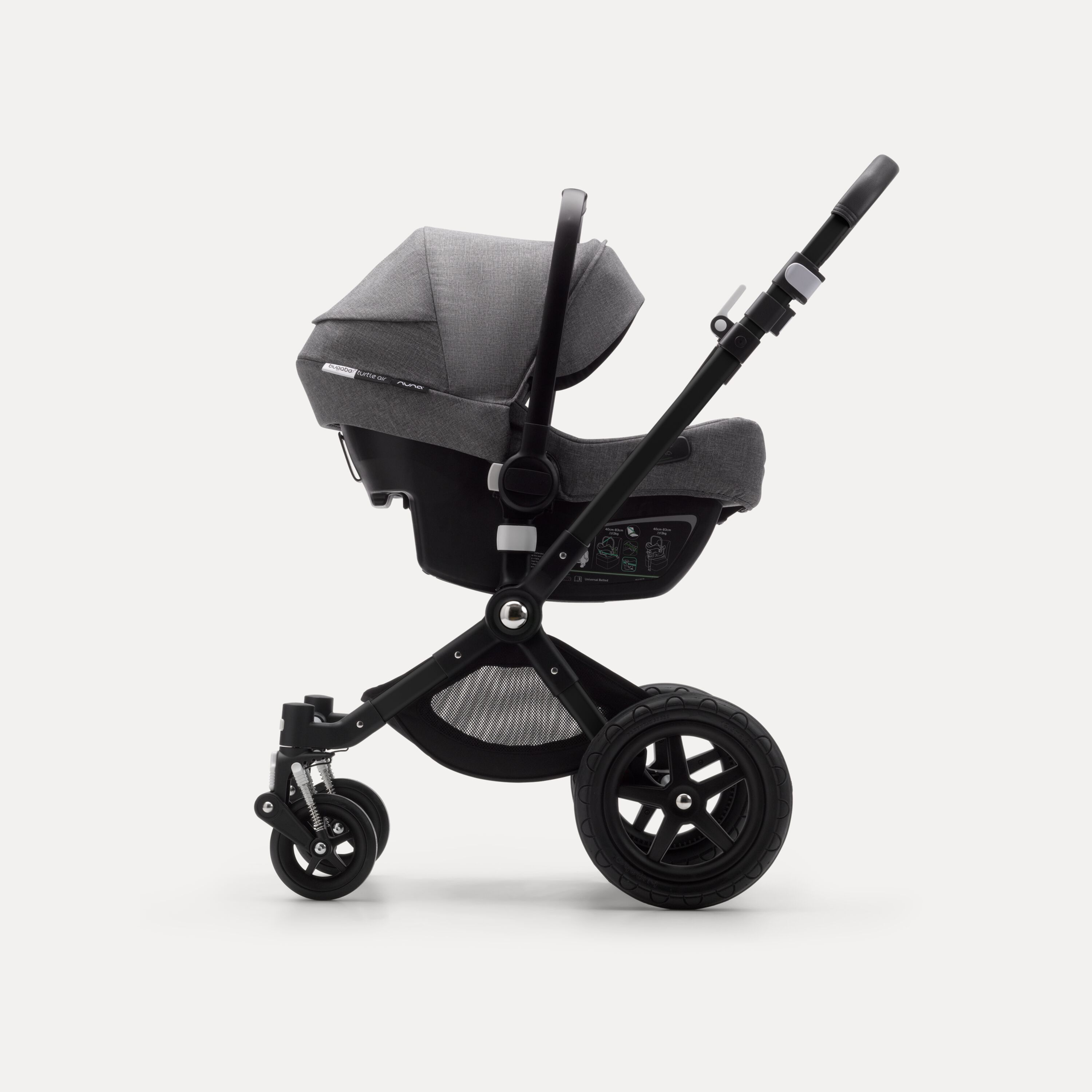 Bugaboo Turtle air by Nuna car seat GREY - Main Modal Image Slide 11 van 14