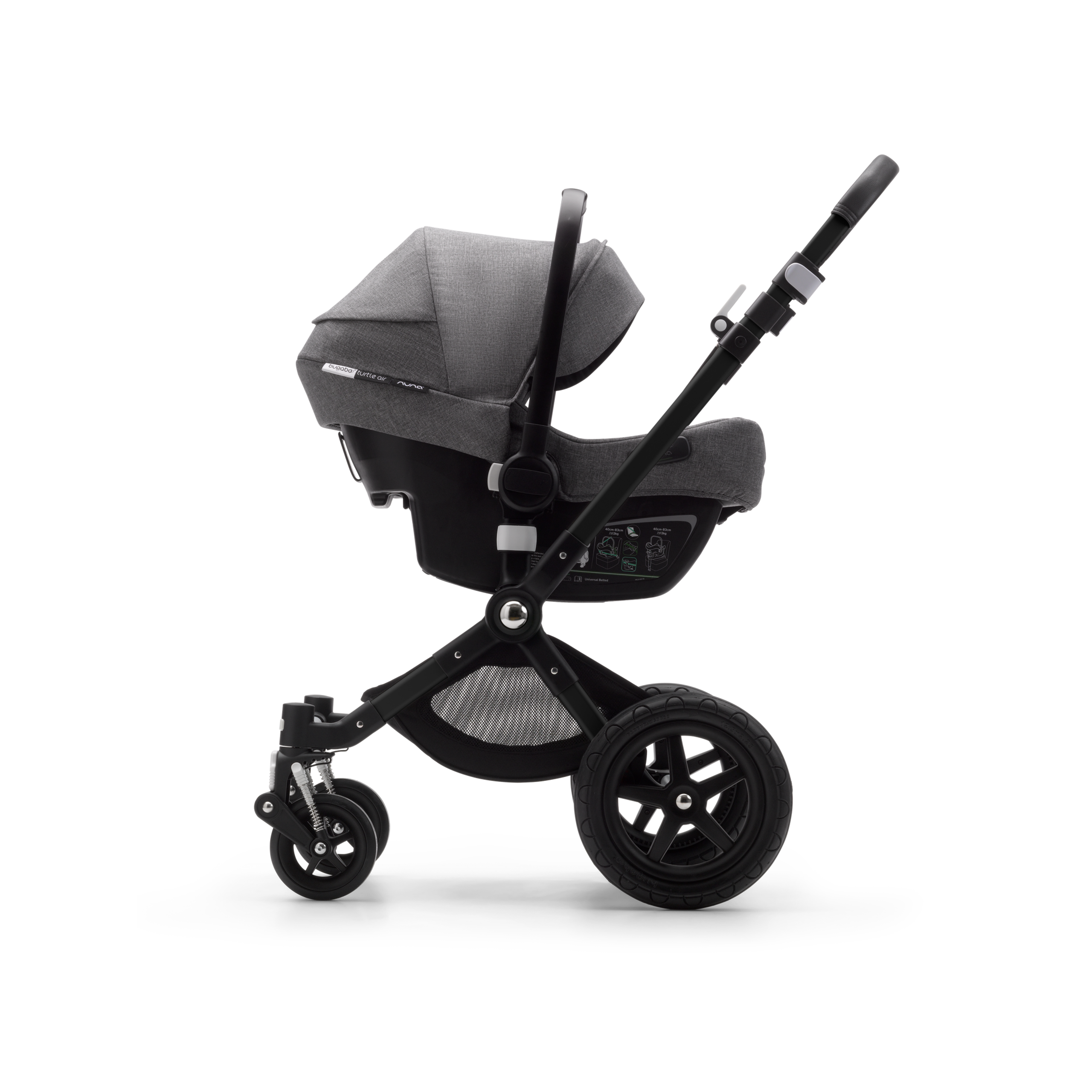 Bugaboo Turtle air by Nuna car seat GREY - Thumbnail Slide 11 of 14