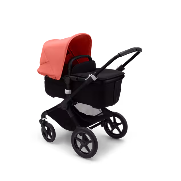 Refurbished Bugaboo Fox 3 complete BLACK/MIDNIGHT BLACK-SUNRISE RED - Main Image Slide 3 of 7