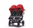 US - Bugaboo D3T stroller bundle aluminum grey melange red - Thumbnail Slide 3 of 5