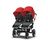 US - Bugaboo D3T stroller bundle aluminum grey melange red - Thumbnail Slide 3 of 5