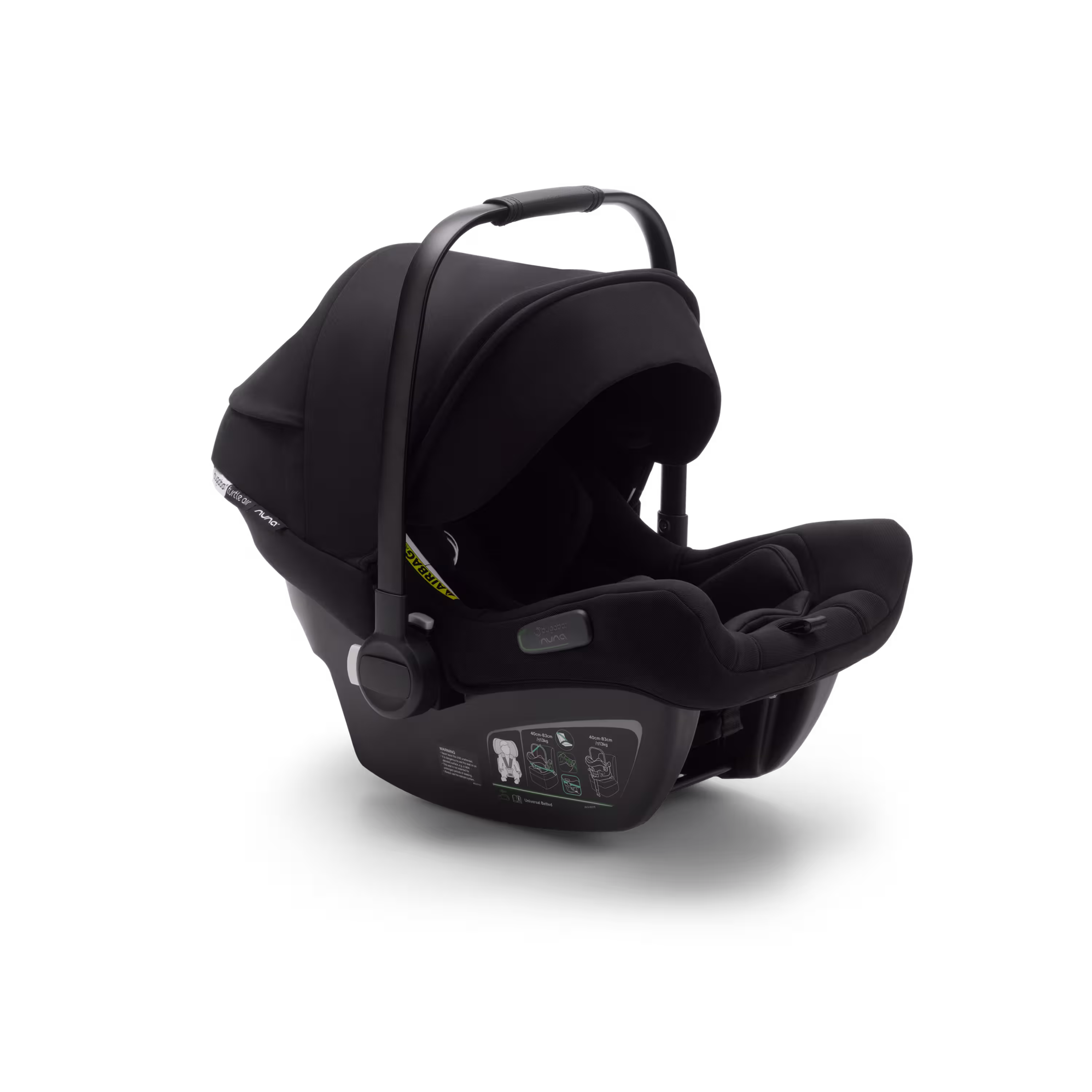Bugaboo Bee 5 travel system black sun canopy, black fabrics, aluminium base - Main Modal Image Slide 11 of 15