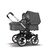 AU - Bugaboo Donkey 3 Twin Seat and Bassinet Stroller Grey Melange, Aluminum chassis - Thumbnail Slide 5 of 8