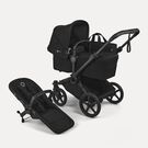Bugaboo Donkey 6 2-in-1  pushchair black base, heritage black fabrics, heritage black sun canopy