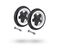Bugaboo Bee 3 front wheels replacement set