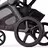 Bugaboo Kangaroo Double bassinet and seat pram black base, midnight black fabrics, midnight black sun canopy - Thumbnail Slide 14 of 18