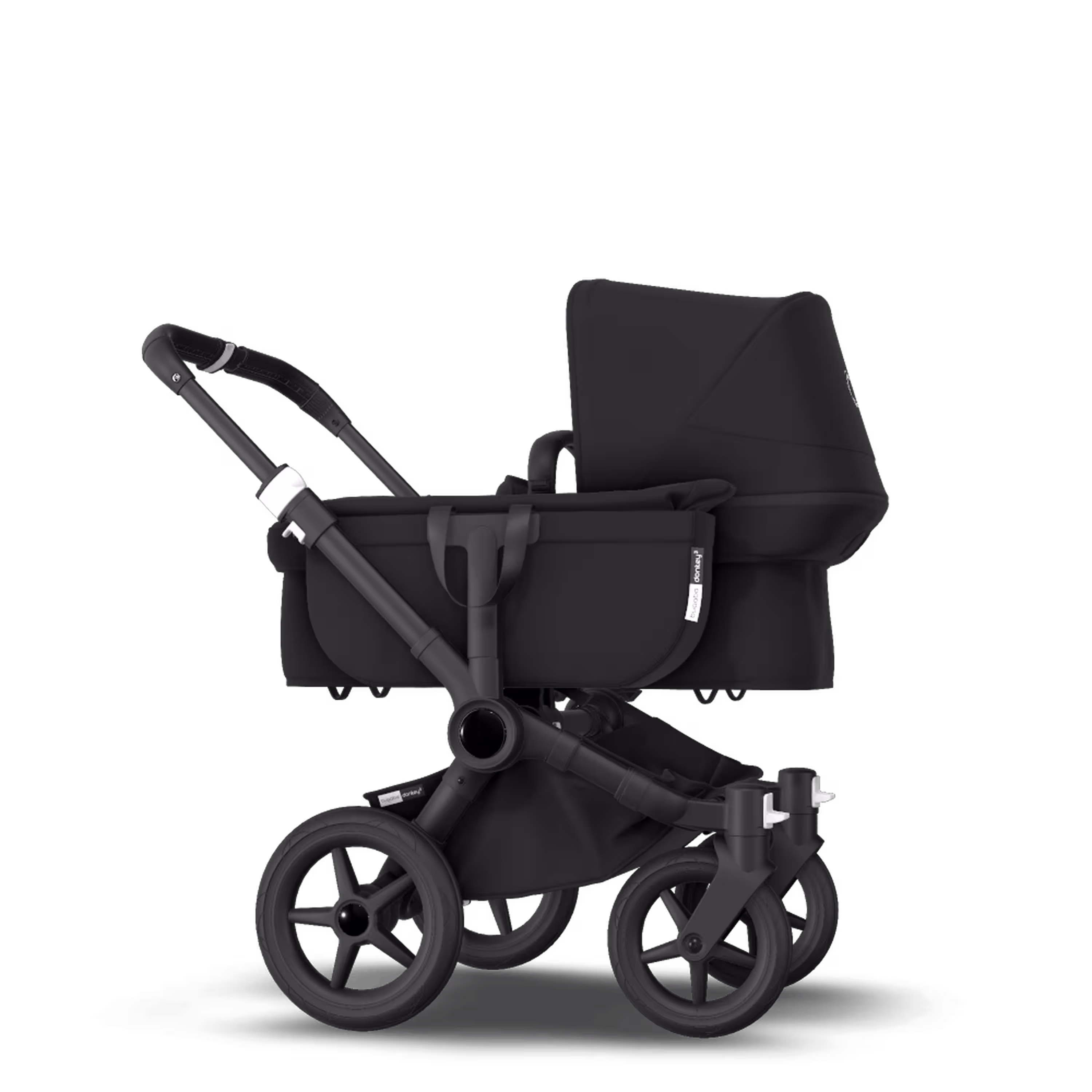 Bugaboo Donkey 3 Mono travel system black sun canopy, black fabrics, black base - Main Modal Image Slide 6 of 16