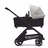 Bugaboo Dragonfly bassinet and seat stroller black base, midnight black fabrics, misty white sun canopy - Thumbnail Slide 1 of 15