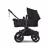 PP Bugaboo Donkey 5 Mono bassinet and seat stroller black base, midnight black fabrics, midnight black sun canopy - Thumbnail Slide 2 van 10