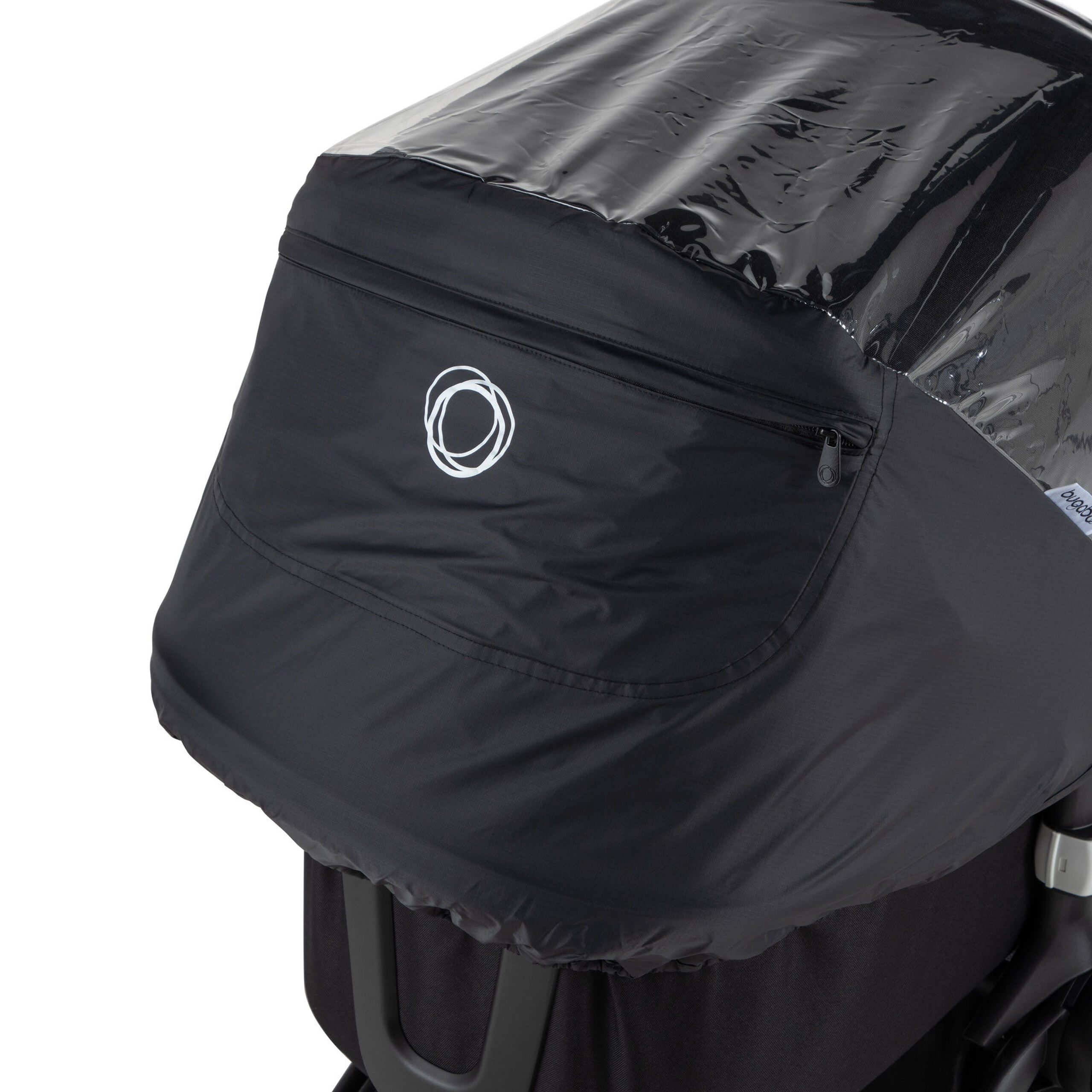 Refurbished Bugaboo Fox/Cameleon high performance raincover BLACK - Thumbnail Slide 7 of 10