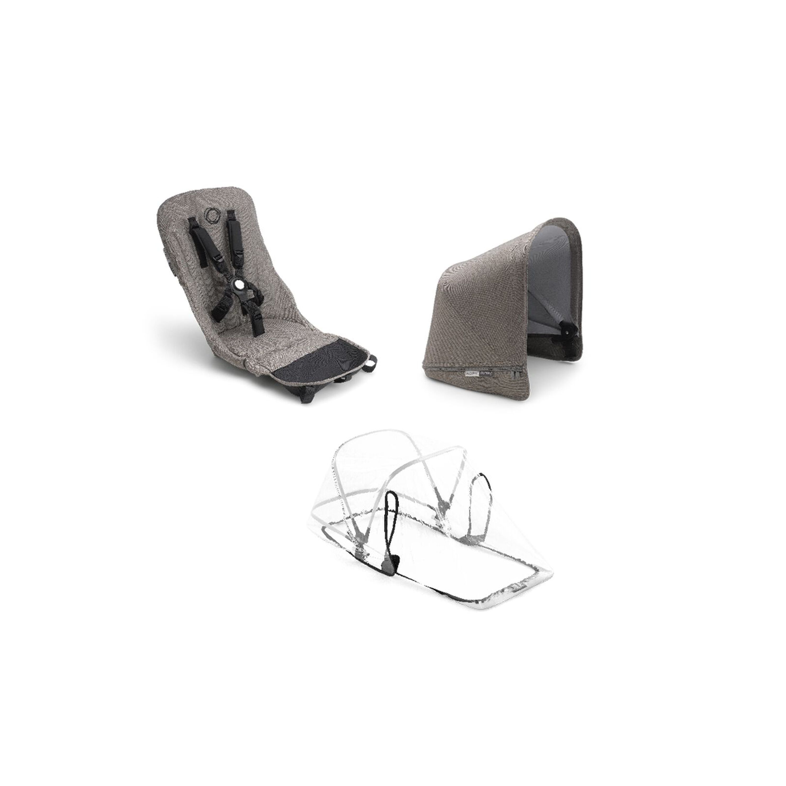 Bugaboo Donkey2 Mineral duo fabric set complete AU TAUPE - Main Modal Image Slide 1 of 1