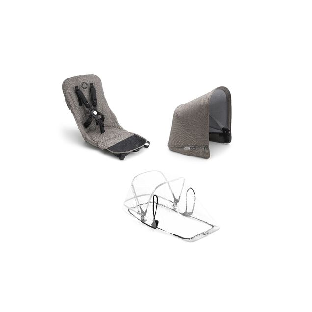 Bugaboo Donkey2 Mineral duo fabric set complete AU TAUPE - Main Image Slide 1 of 1