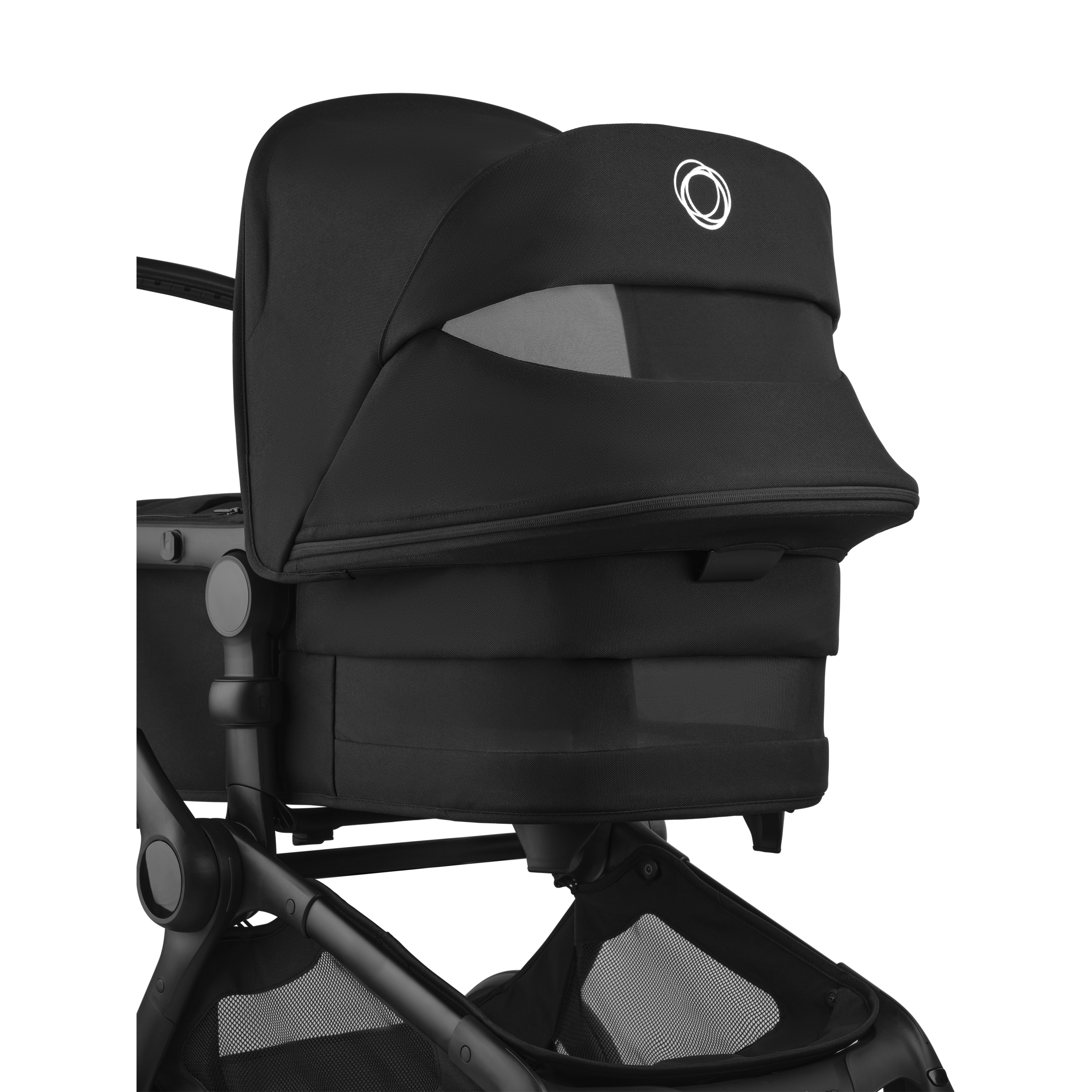 Bugaboo Fox 5 Renew Carrito 2 en 1 chasis negro, fundas forest green, capota forest green - Thumbnail Slide 5 of 7