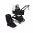 Bugaboo Dragonfly Plus 2-in-1 stroller black base, heritage black fabrics, misty white sun canopy - Thumbnail Slide 1 of 11