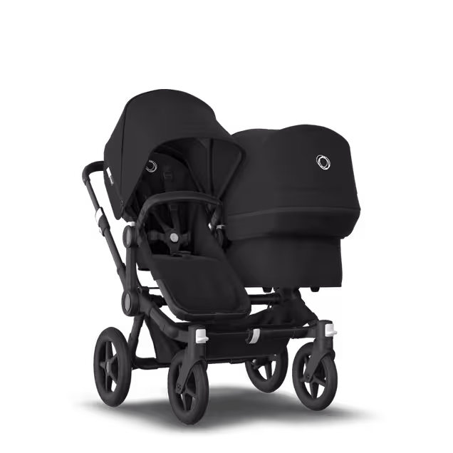 US - Bugaboo D3D stroller bundle black black black - Main Image Slide 1 of 3