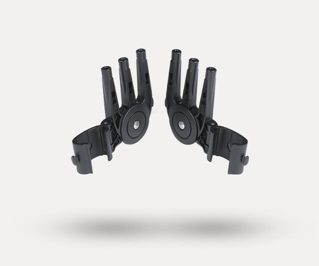 Bugaboo Donkey 5/Buffalo sun canopy clamps R + L - Main Image Slide 1 of 2