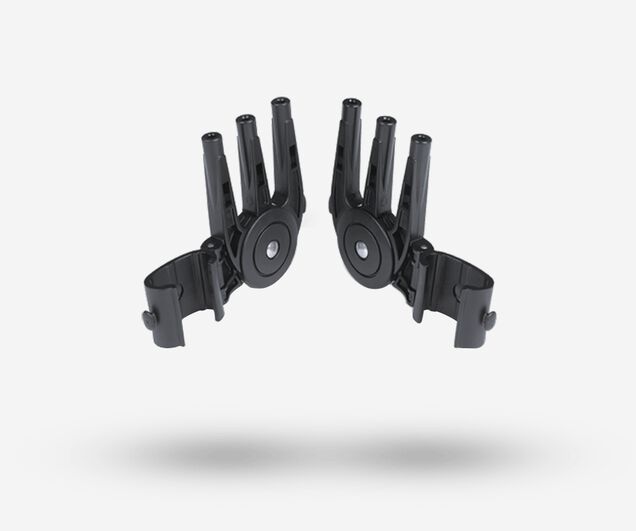 Bugaboo Donkey 5/Buffalo sun canopy clamps R + L - Main Image Slide 1 of 2