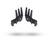 Bugaboo Donkey 5/Buffalo sun canopy clamps R + L - Thumbnail Slide 1 of 2