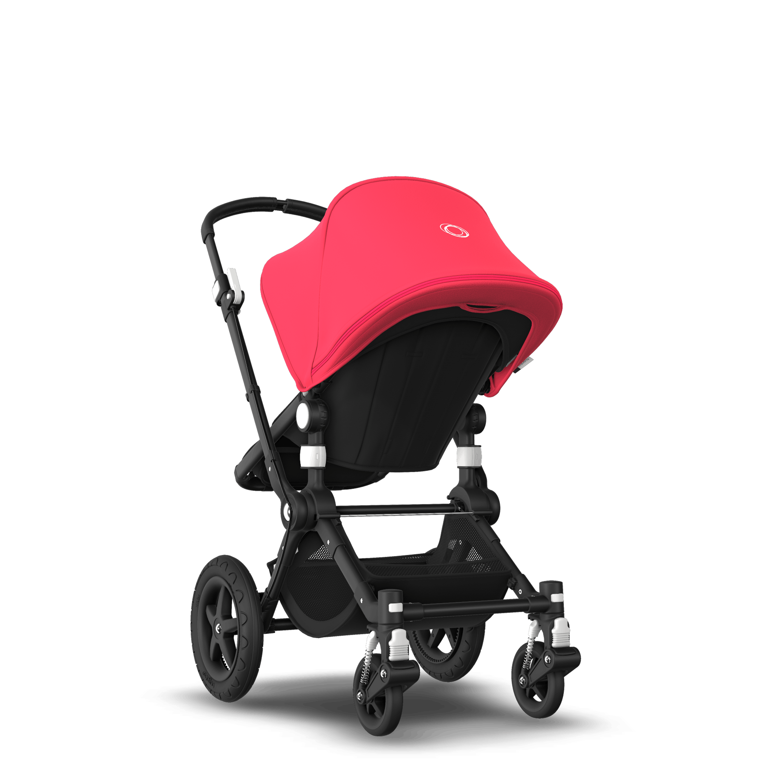 バガブー カメレオン3 (レインカバー付き) バガブー カメレオン 3 ネオンレッド sun canopy, ブラック fabrics