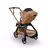 Bugaboo x Stella McCartney Dragonfly Plus seat stroller tobacco brown base, tobacco brown fabrics, tobacco brown sun canopy - Thumbnail Slide 5 of 12
