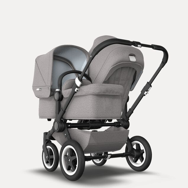 US - D2D stroller bundle black, mineral light grey - Main Image Slide 2 of 4
