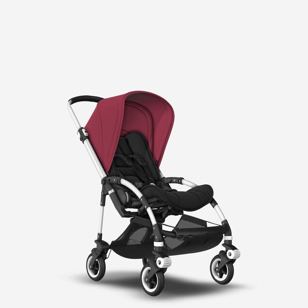 Refurbished Bugaboo Bee5 complete ALU/BLACK-RUBY RED - Main Image Slide 1 of 6