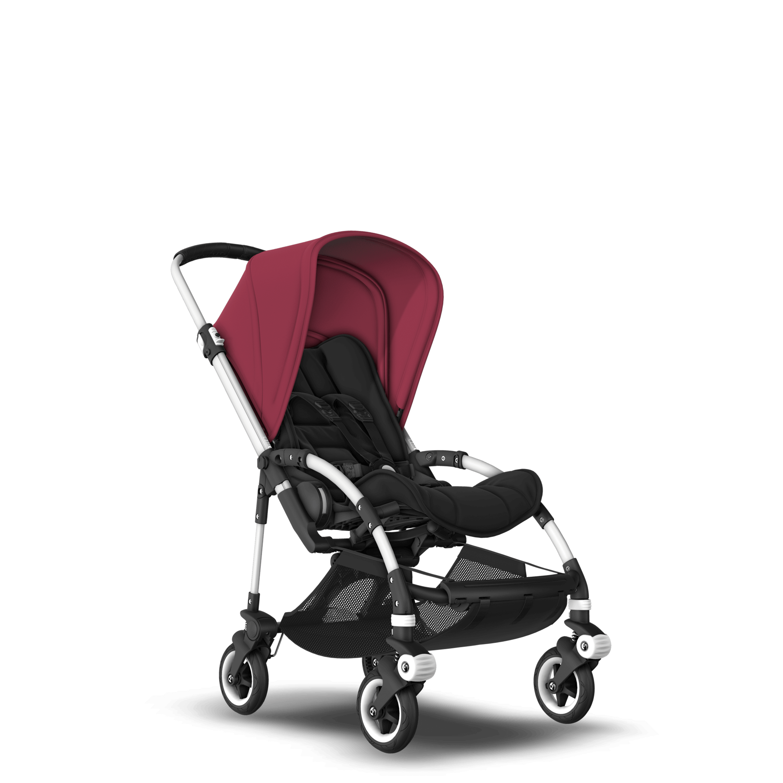 Refurbished Bugaboo Bee5 complete ALU/BLACK-RUBY RED - Thumbnail Slide 1 of 6