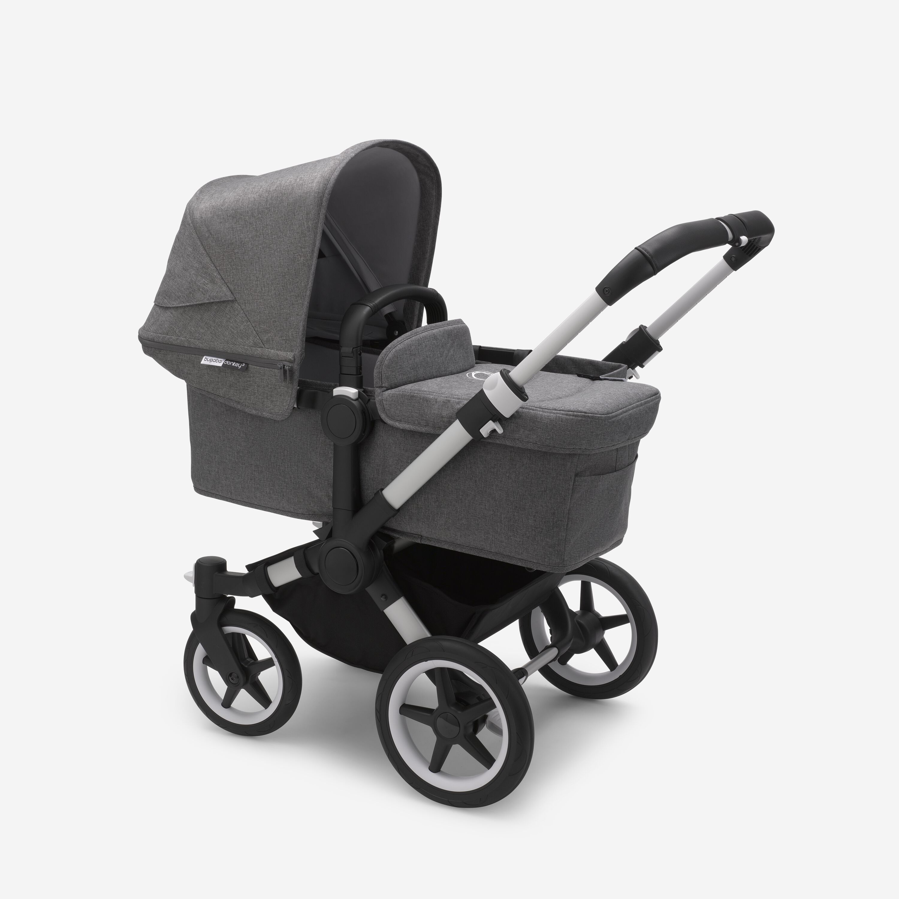 Bugaboo Donkey 3 mono complete | ALU/GREY MELANGE-GREY MELANGE - Main Modal Image Slide 1 of 4