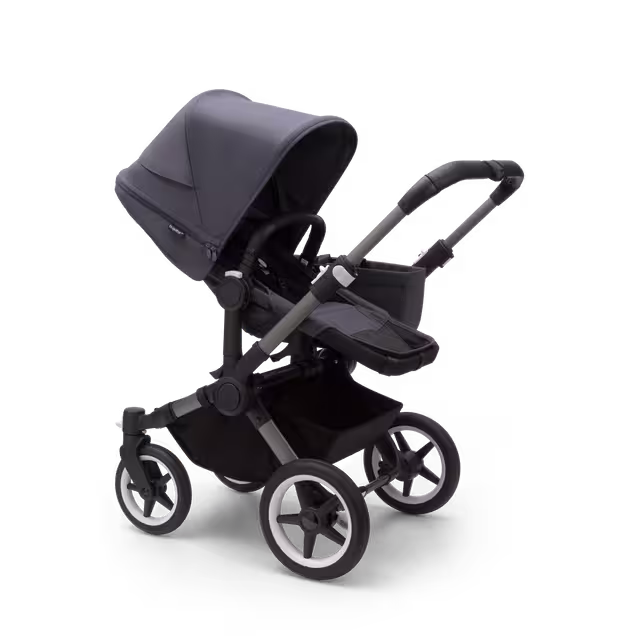 Bugaboo Donkey 5 Mono complete GRAPHITE/STORMY BLUE-STORMY BLUE - Main Image Slide 4 of 10