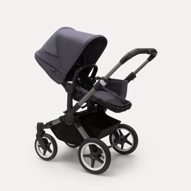 Bugaboo Donkey 5 Mono complete GRAPHITE/STORMY BLUE-STORMY BLUE - Main Image Slide 4 of 10