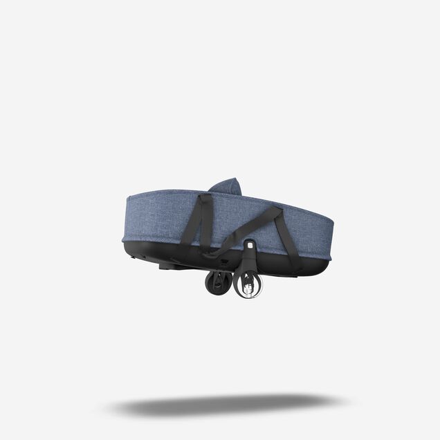 Refurbished Bugaboo bee5 carrycot TFS BLUE MELANGE - Main Image Slide 2 of 6