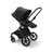 Bugaboo Lynx bassinet and seat stroller black sun canopy, black fabrics, black base - Thumbnail Slide 3 of 5