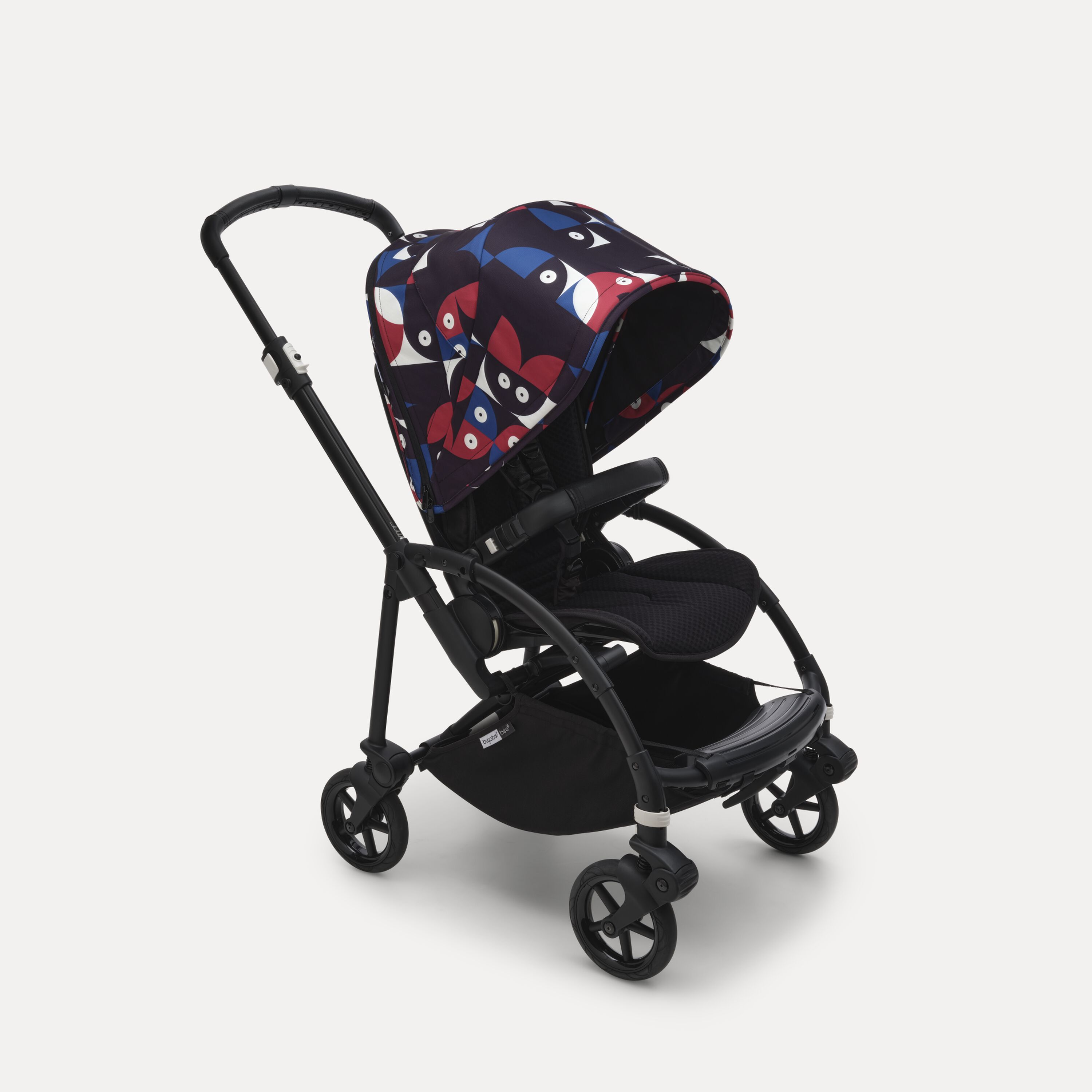 Bugaboo Bee 6 sun canopy Animal Explorer RED/BLUE - Main Modal Image Slide 4 van 4