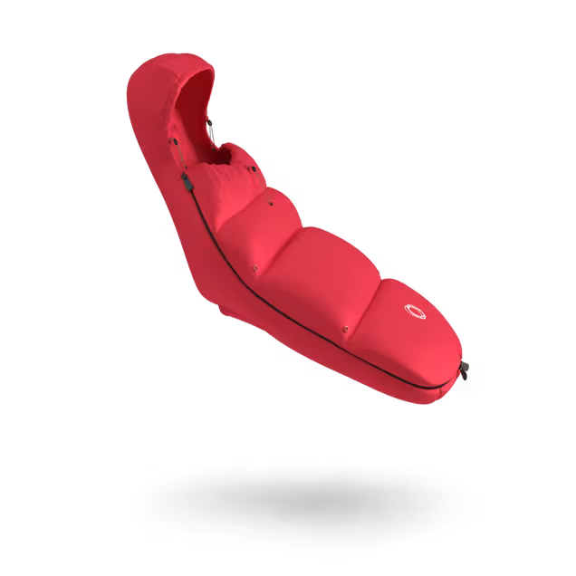 Refurbished Bugaboo High Performance Footmuff+ NEON RED - Main Image Slide 4 of 9
