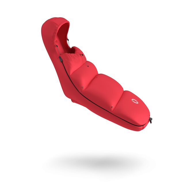 Refurbished Bugaboo High Performance Footmuff+ NEON RED - Main Image Slide 4 of 9