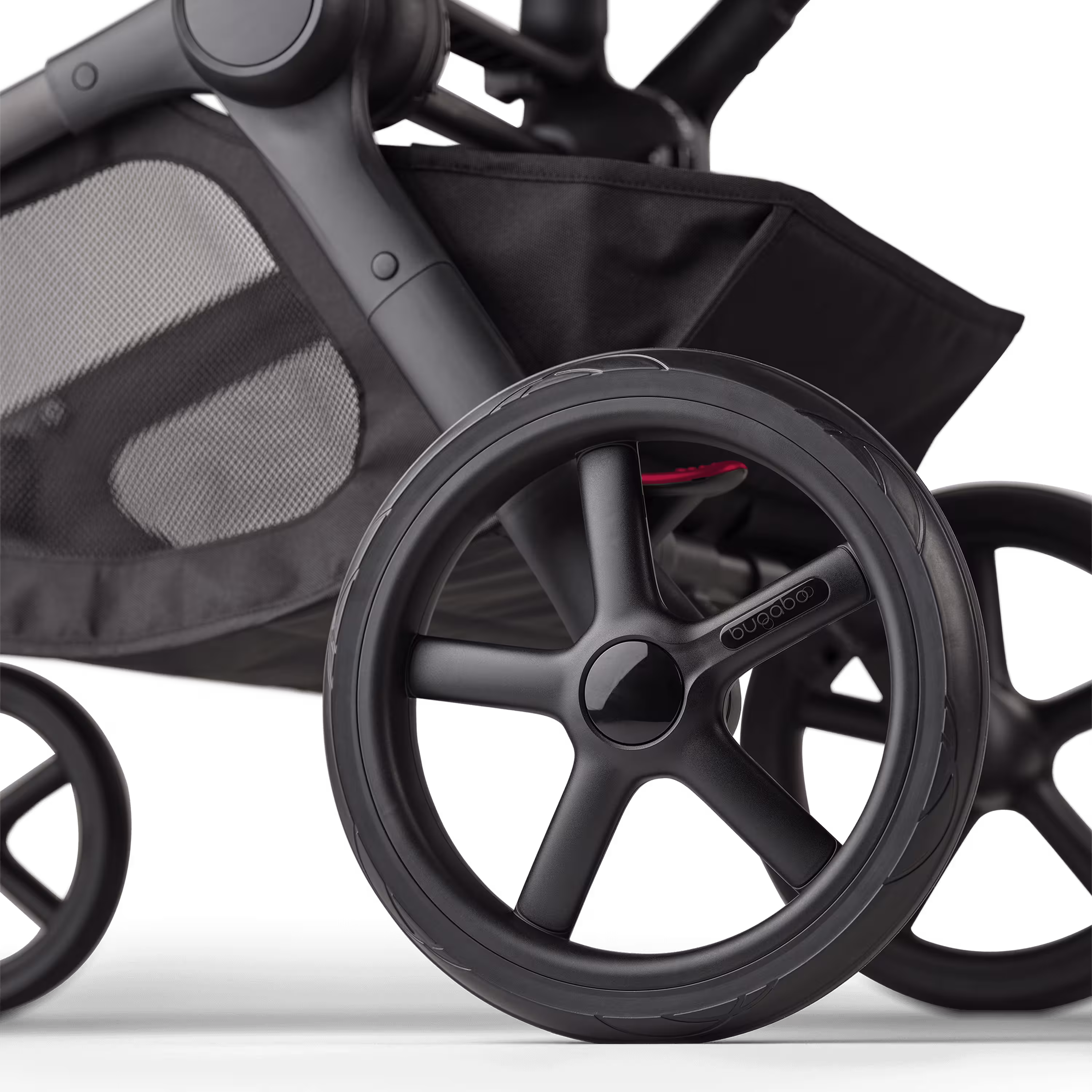 Bugaboo Kangaroo 2-in-1 pram black base, moon grey fabrics, moon grey sun canopy - Main Modal Image Slide 14 of 18