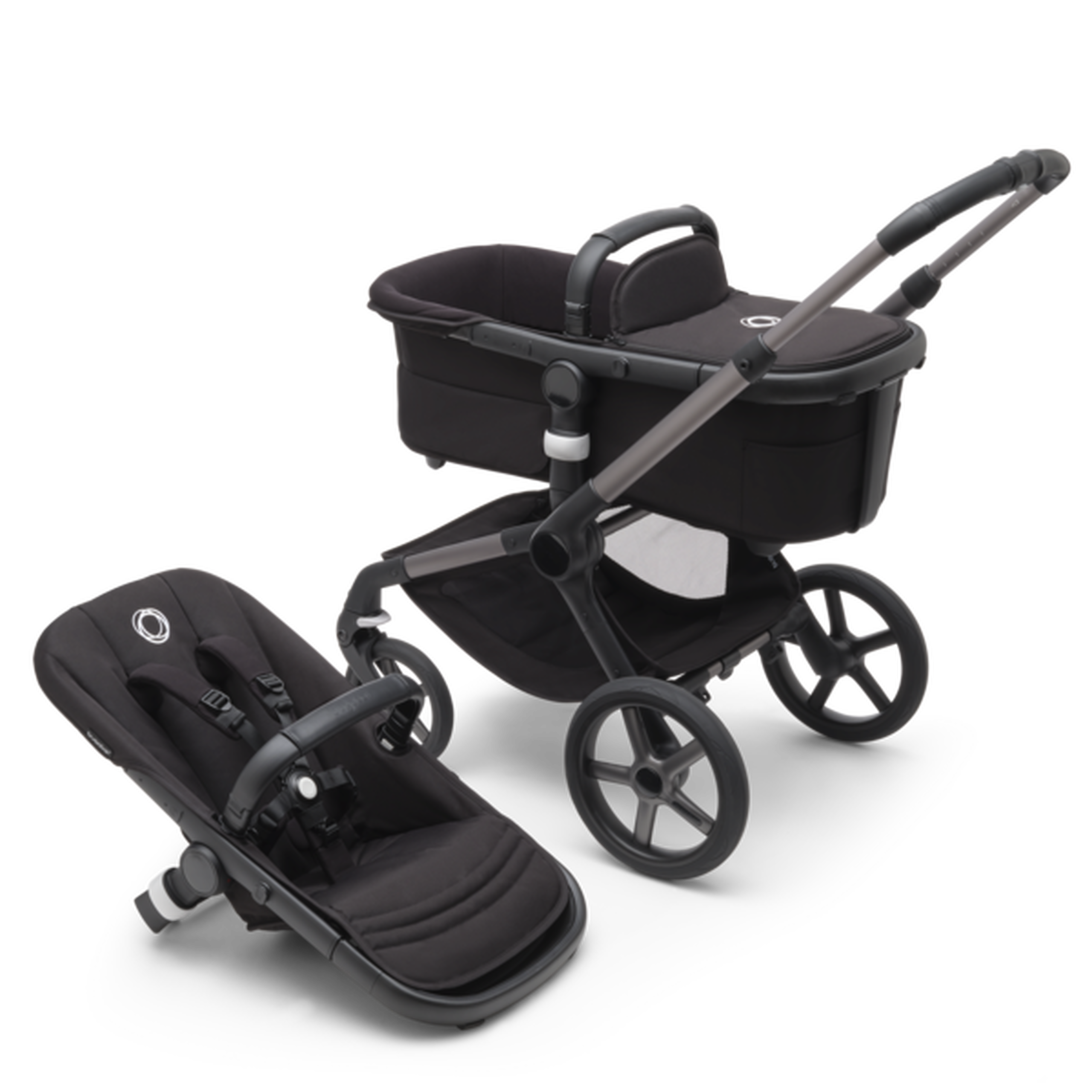 Bugaboo Fox 5 base ASIA BLACK/GREY MELANGE - Thumbnail Slide 1 of 1