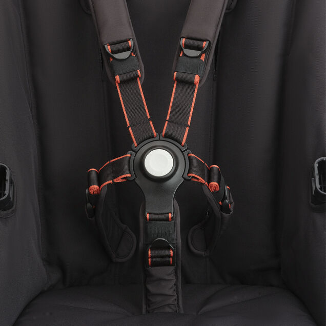 Bugaboo Fox Cub 2-in-1 stroller black base, midnight black fabrics, midnight black sun canopy - Main Image Slide 9 of 12