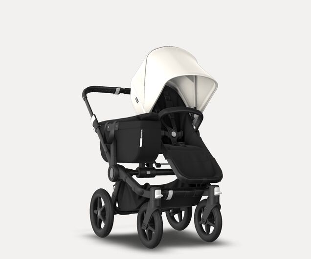 US - Bugaboo D3M stroller bundle black black fresh white - Main Image Slide 2 of 4