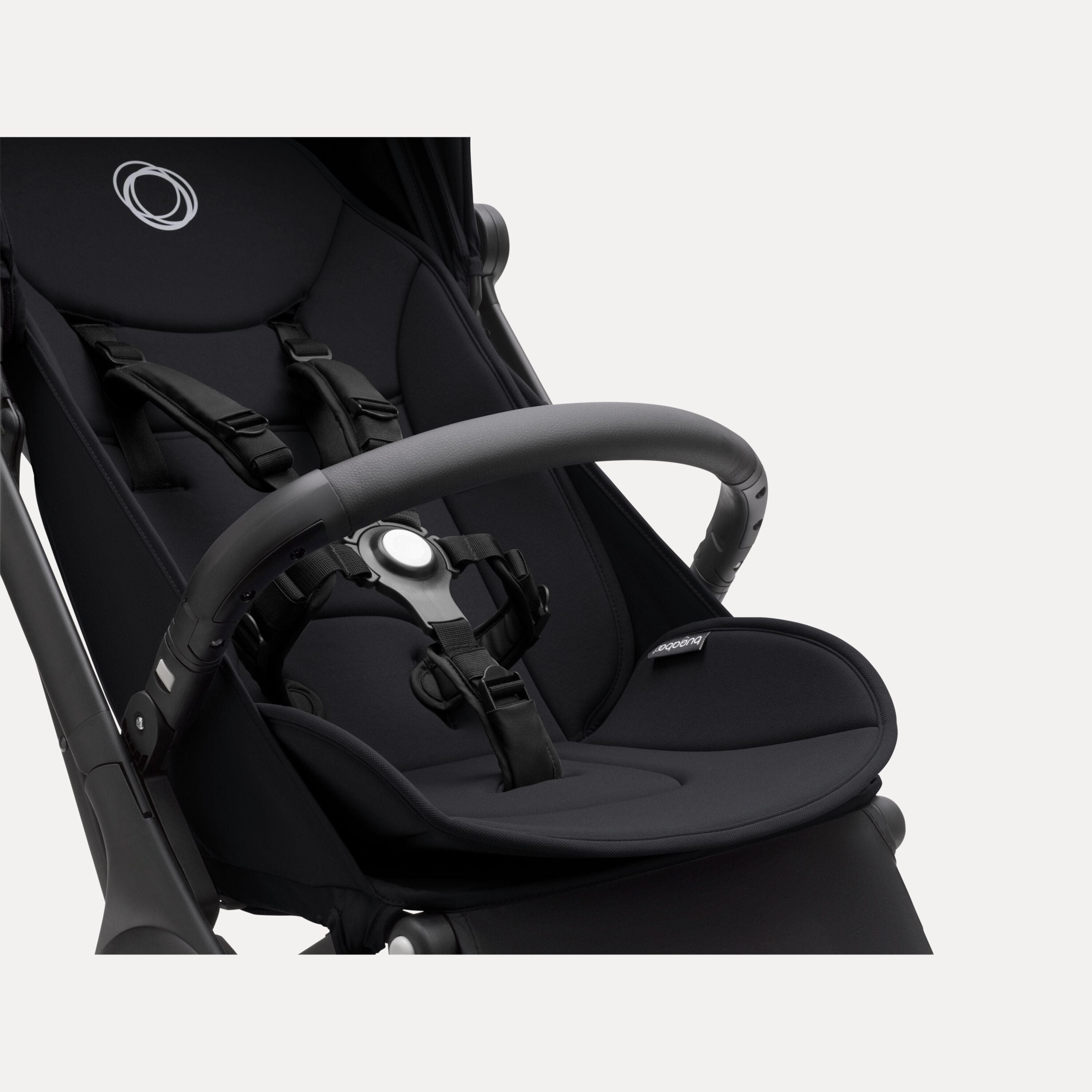 Bugaboo Butterfly travel stroller black base, forest green fabrics, forest green sun canopy - Main Modal Image Slide 11 of 13