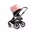 Bugaboo Fox 3 bassinet and seat stroller graphite base, grey melange fabrics, morning pink sun canopy - Thumbnail Slide 7 of 7