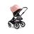 Bugaboo Fox 3 bassinet and seat stroller graphite base, grey melange fabrics, morning pink sun canopy - Thumbnail Slide 7 of 7