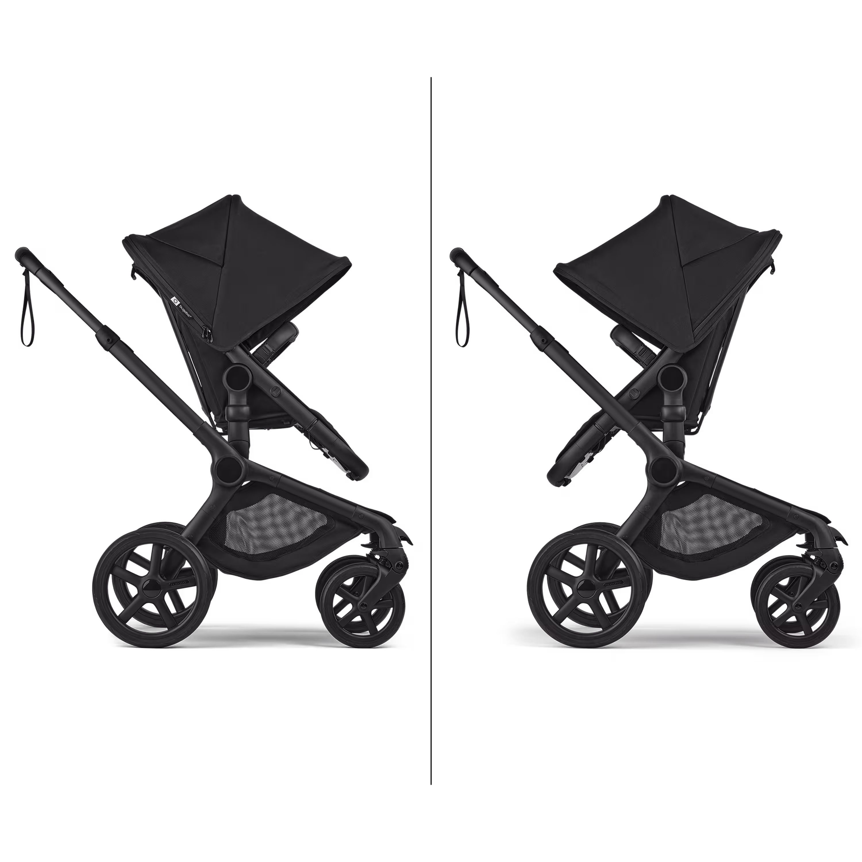 Bugaboo Fox 5 Renew 2-in-1 pram black base, heritage black fabrics, heritage black sun canopy - Main Modal Image Slide 8 of 13