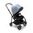 Bugaboo Bee 6 bassinet and seat stroller vapor blue sun canopy, black fabrics, black base - Thumbnail Slide 2 of 3